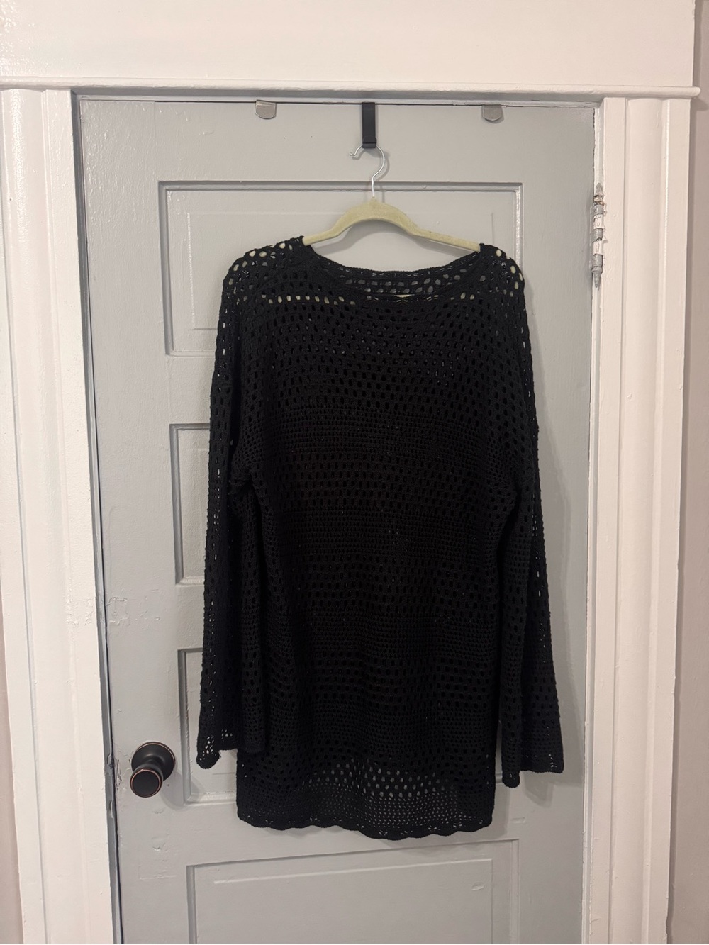 Amazon Black Knit Women's Swim Coveruo